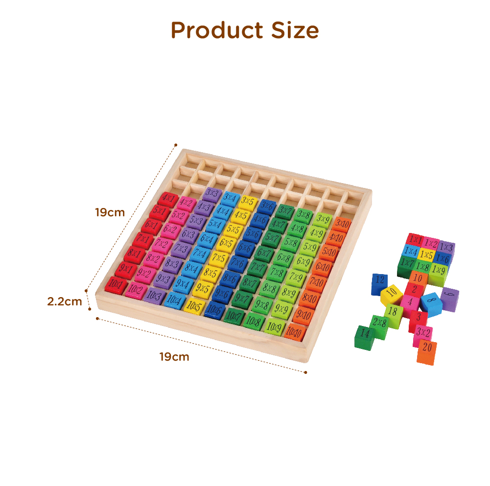 Wooden multiplication table early education toy children's arithmetic learning toy - Image 4