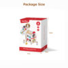 5 in 1 Rocket Blocks Activity Box Montessori Toys Preschool Games Wooden Rocket Toy