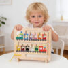 Wooden Maze Toys Children's Puzzle Toys Color Classification, Beads and Numerical Maze Toys