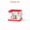 Wooden Stacking Tower and Bead Maze for Children's Early Cognitive Color Puzzle Wooden Bead Toy