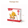 Montessori fox Toy Animal Shaped Wooden Toy Pull Toy