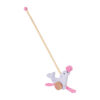 Wooden Dragging Toy Sea Lion Push Pull Walking Toy for Preschool Education