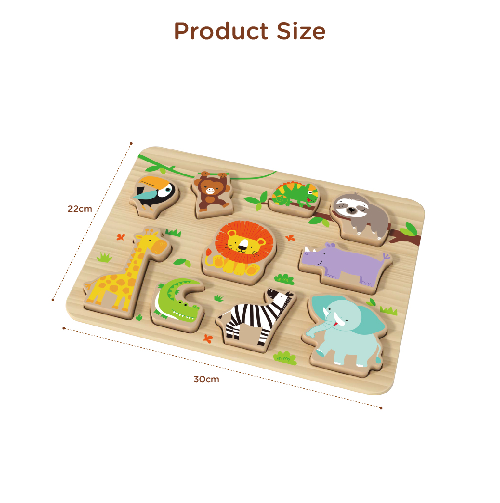 Wooden Forest Puzzle Toys Children's Educational Puzzle Toys Puzzle and Balance Toys - Image 3