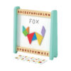 Wooden Double-sided Abacus Stand Toy Children's Multifunctional Drawing Board and Abacus Stand Children's Educational Toy