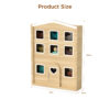 Montessori-Inspired Rainbow Wooden Doll Toy House Set Fun Educational Cartoon Model Toy for Children