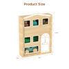 Children's Montessori Rainbow Wooden Dollhouse Toy Set Interactive Educational Early Learning Toys