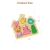 Wooden Cartoon Puzzle Children's Castle Series Puzzle Puzzle Educational Learning Toys