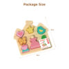 Wooden Cartoon Puzzle Children's Castle Series Puzzle Puzzle Educational Learning Toys
