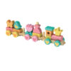 Princess Series Wooden Train Building Block Set Small Train Educational Preschool Toys for Children