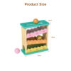 Wooden Roller coaster Track Speed Race Roller Skating Game Children's Puzzle Interactive Montessori Toy