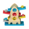 Wooden Ramp Race Track Sliding Tower Children's Toy Space Series Ramp Race