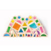 Wooden Sensory Stacking Toys Children's Sensory Acrylic Cube Building Blocks Construction Toys