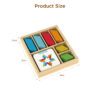 Wooden Puzzle Toys with Geometric Shapes 3D Creative Puzzles Montessori Stacking Toys