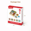 3D Creative Montessori Wooden Puzzle Toy Safety Geometry Indoor Game Stacking Game