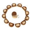 Wholesale Wooden Children's Zodiac Tooth Boxes Collection of Children's Teeth and Fetal Hair Commemorative Containers