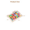Wooden Crocodile Russian Jigsaw Puzzle Kid Learning Early Education Color Shape Game Thinking Logic Cube Toy Set