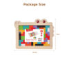 Wooden Crocodile Russian Jigsaw Puzzle Kid Learning Early Education Color Shape Game Thinking Logic Cube Toy Set