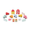 Wooden Farm Building Blocks Stacking Toy Set for Children DIY Stacking Toys