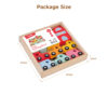 Wooden Farm Building Blocks Stacking Toy Set for Children DIY Stacking Toys