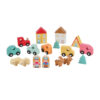 Wooden Outdoor Building Blocks Stacking Toy Set for Children DIY Stacking Toys