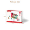 Wooden Mini Simulated Parking Lot Toy Children's Role Playing Wooden Garage Gas Station Toy