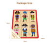 Funny Early Education 3D Jigsaw Puzzle Game Board Wooden Pirate Puzzle Toys