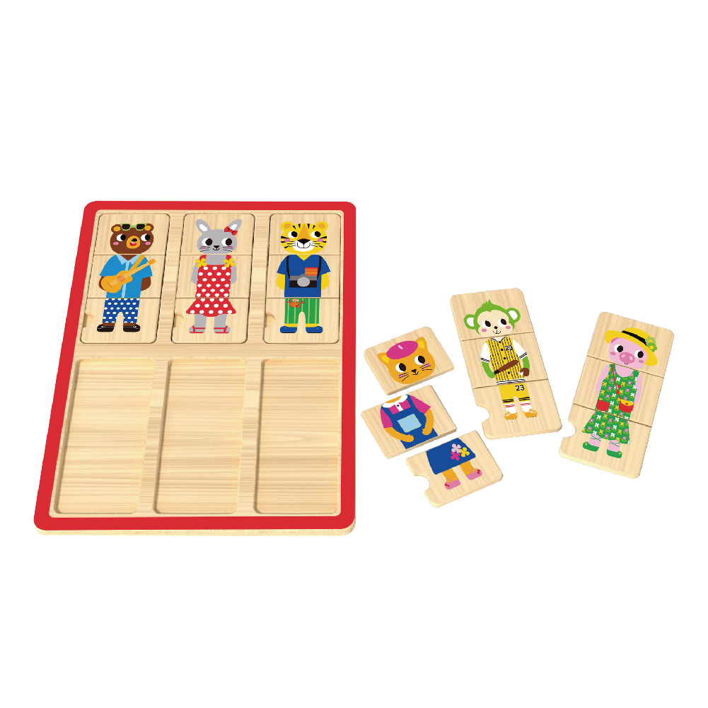 Early-Learning-Wooden-Animal-Transform-Dressing-up - Image 2