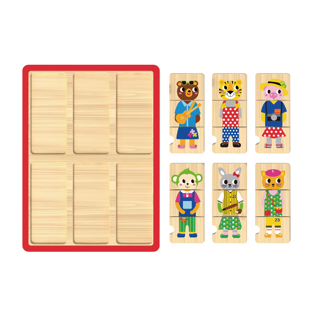 Early-Learning-Wooden-Animal-Transform-Dressing-up - Image 3