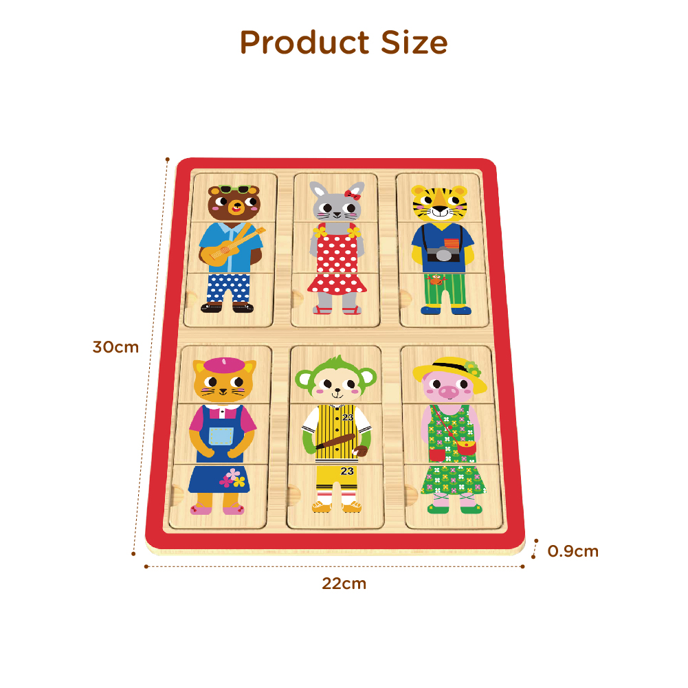 Early-Learning-Wooden-Animal-Transform-Dressing-up - Image 4