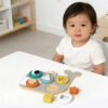 Wooden geometric shape classification building block toys, children's puzzle matching toys
