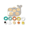 Wooden geometric shape classification building block toys, children's puzzle matching toys