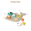 Wooden geometric shape classification building block toys, children's puzzle matching toys