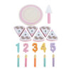 Wooden Cutting Toy Birthday Cake Play SetCutting Game Wooden Pretend Play Toys