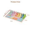 Wooden Montessori Multifunctional Puzzle for Irregular Children's Shapes Matching and Fishing Toys