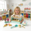 Wooden Mini Ice Cream Toy Set Children's Role-playing Afternoon Tea Ice Cream Shop