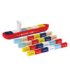 Children's Wooden Puzzle Educational Toys DIY Assembly Ship Toy for Boys and Girls